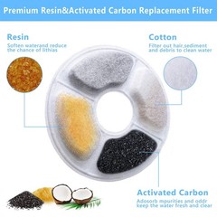Cat Water Fountain Filters Cotton Activated Carbon Pet Fountain Replacements