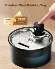 Battery Operated Cat Water Fountain – 45-Day Rechargeable Hygienic Pet Hydration