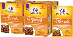 Wellness Healthy Indulgence Morsels Adult Wet Cat Food, Natural, Protein Rich, G