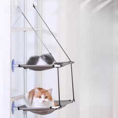 Cat Hammock Window Bed Sunny Seat Hanging Mount Beds Sofa Playing Double-decker