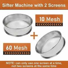 Sidasu Automatic Powder Sifter Machine 10 Mesh 60 Mesh Automatic Sieve Shaker…