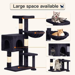 Cat Tree 36 inch Tall Cat Tower for Indoor Cats w/Cat Scratching Post, Cat Condo