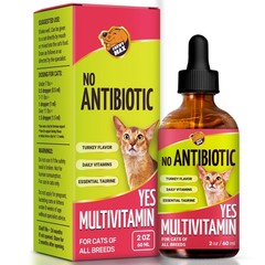 Cat Herbal Drops | No Chemical Antibiotics | Urinary & Respiratory Support 2 Oz