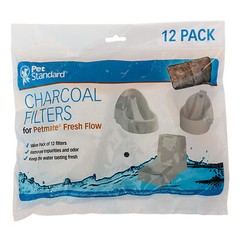 Filters for Petmate Fresh Flow Pet Fountains, Pack of 12