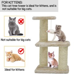 Cat Tree Cat Tower Scratching Post Cat Condo Activity Play House Condo Pet House