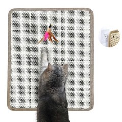 Cat Nail File Scratcher & Scratching Pad – Sisal Cat Claw Trimmer with 80-Gri…