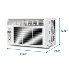 Commercial Cool Window Air Conditioner 12,000 BTU, AC Window Unit Cools Up to 55