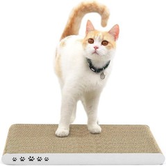 Durable Cat Scratcher Pad Corrugated Cardboard Heavy Duty Reversible for Indoor