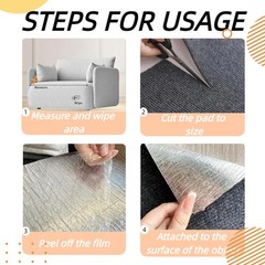 4 Pcs 11.8″x11.8″Cat Scratch Furniture 2Pcs Light Grey + Dark Gray
