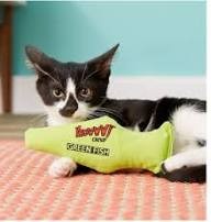 YEOWWW! Catnip Green Fish Pure Organic Leaf and Flowertop Cat and Kitten Toy