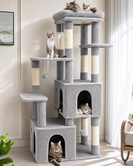 Cat Tower for Indoor Cats, Heavy Duty Cat Trees for Large Cats Adult Big Cats Ma