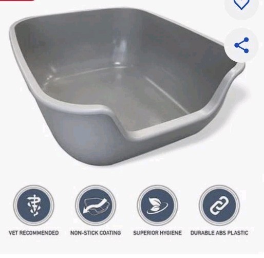 PETFUSION BETTER LITTER BOX “Non-Stick” Coated tidy cat clump scoop auto limited