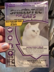 (LOT OF 2) New! FOR CATS Lasts for up to 30 days 3 month supply Waterproof