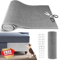 WAWINY Light Grey Cat Scratch Protector 15.8″x78.7″