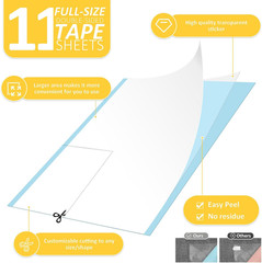Anti Cat Scratch Furniture Protectors, Couch Corner Protectors for Cats, 11 Pcs
