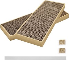 Splicing Cat Scratch Pad: Cat Scratchers for Indoor Cats and Kitten, 2 Pack Cat