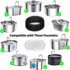 Multi-Pack 16 Cat Water Fountain Filters – Effortless Maintenance for Pet Owners
