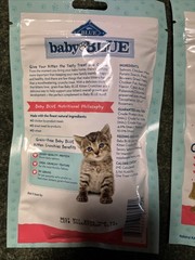 (BLUE) Baby BLUE Kitten Crunchies (3) 2oz Bags
