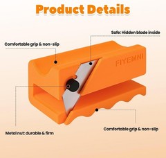 Cardboard Cutter for Cat Scratchers 1.6″Wide Strips 3D Printed Box Tool Includes