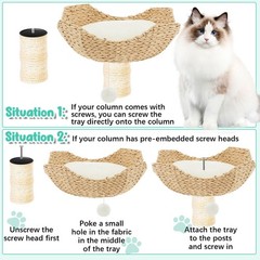 Dansydaisy 3 Set 18″ Cat Tree Tower Replacement Parts Add ons Accessories Set…