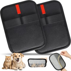 Pet Hair Removal Gloves Brush,Magic Brush,Upgraded Thickened Black