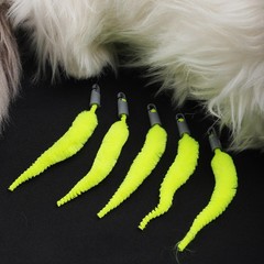 BOXOB 20pcs Cat Ball Replacement Tails, Automatic Moving Interactive yellow
