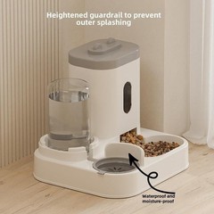 Cat Dog Automatic Feeder Water Dispenser 2 in 1 Gravity Food Water Bowl Se