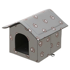 Heated Outdoor Cat House Weatherproof Shelter Keeps Cats Warm & Dry