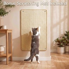 Cat Scratcher Set – Cat Scratching Post with Cat Toy and Cat Scratching Board
