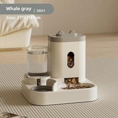 Cat Dog Automatic Feeder Water Dispenser 2 in 1 Gravity Food Water Bowl Se