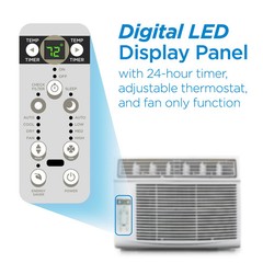 Commercial Cool Window Air Conditioner 14,300 BTU, AC Window Unit Cools Up to 70