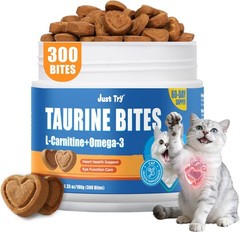 Healthy Cat Treats – Taurine Bites for Vital Health & Energy Production – 6.35oz