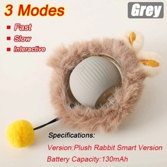 Automatic Rolling Ball Smart Cat Dog Toy Electric Pet Self-moving Kitten Game