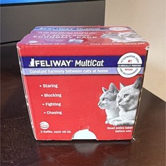 Feliway MultiCat Refill Economy Pack – 3 Refills, 30-Day Each (90 Days)