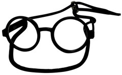 G015 Dog Cat Pet Costume Glasses Goggles for Small Breeds up to 15lbs (Round …
