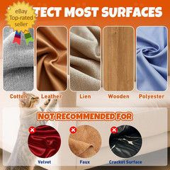 17Pack- anti Cat Scratch Furniture Protector, Clear Couch Protector from Cat Cla