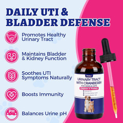 4Oz Natural Cat & Dog UTI Treatment Drops,Cat & Dog Urinary Tract Infect