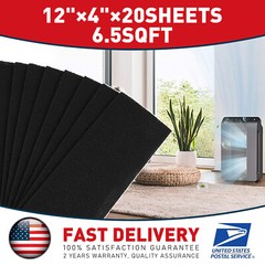 20-Piece Litter Box Filters for Hooded Cat Litter Box–Activated Charcoal Filter