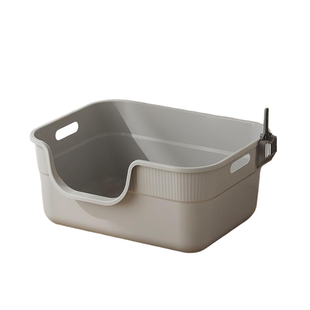 Cat Litter Box with Low Entry for Kitty and Senior Cats