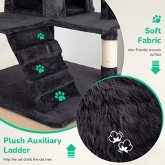 DOPINMIN 54in Cat Tree Tower For Indoor Cats, Multi-Level Furniture Activity