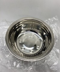 Grasslands Road Furry Friends Cat Bowl Cement/Resin & Metal