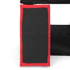 COZIWOW 64in Gothic Cat Tree with Coffin Bed Indoor Cat Tower w/ Condo Platform
