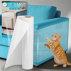 Thicken Vinyl Anti Cat Scratch Furniture Protector，165’’ X 12