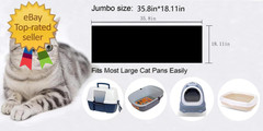 Litter Box Liners,100 Count 36″ X 19″ Jumbo Cat Litter Pan Liners