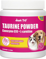 7OZ Taurine for Cats & Dogs with Coq10 – Heart Supplement Powder Support Heart,