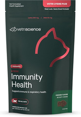 Vetriscience Lysine Immunity Health Chews, 250 Mg Immune Supplement for Cats and