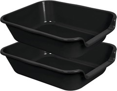 1 Pack Extra Large Dog Litter Box Pan Tray ABS Material Low Entry Jumbo Senior