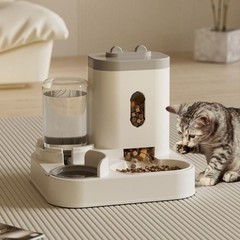 Cat Dog Automatic Feeder Water Dispenser 2 in 1 Gravity Food Water Bowl Se