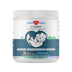 L-Lysine Supplement for Cats for Sneezing and Runny Nose, Cat Cold, Eye Function