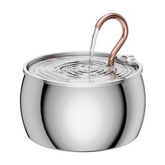 Cat Water Stainless Steel -2.5L/84oz Gooseneck Kitty Cat for Drinking Fountain